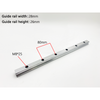 HGR15-HGR65 Square linear guide rail HINWIN size